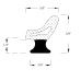Door weather-strip lower to rear (pair) Door weather-strip lower to rear (pair)