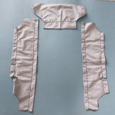 Seat cushion strap covers