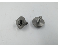 Rear shock absorber, lower mount washers (pair)