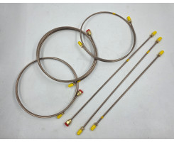 Brake pipe kit in copper-nickel (RHD Alpine S1-4)