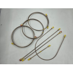 Brake pipe kit in copper-nickel (RHD Alpine S-5) Brake pipe kit in copper-nickel (RHD Alpine S-5)