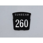 Motif badge - Sunbeam 260 (Tiger)