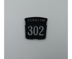 Motif badge - Sunbeam 302 (Tiger)