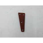 Door bottom hinge captive plate