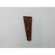 Door bottom hinge captive plate