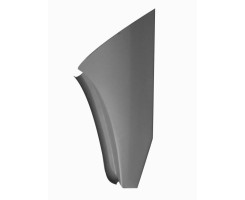 Front wing rear fillet with drip rail (left-side) Front wing rear fillet with drip rail (left-side)