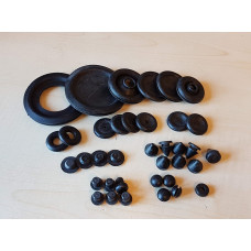 Grommet and plug set Grommet and plug set