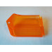 Front indicator lens (amber)