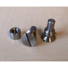 Seat frame pivot screw and bush set