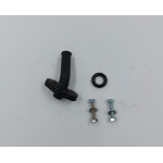 Heater valve connecting pipe