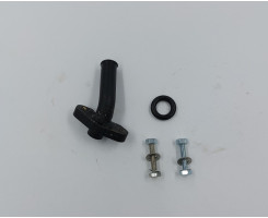 Heater valve connecting pipe