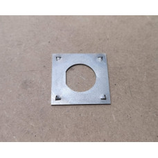 Dashboard ignition switch plate