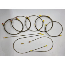 Brake pipe kit in copper-nickel (LHD Tiger)